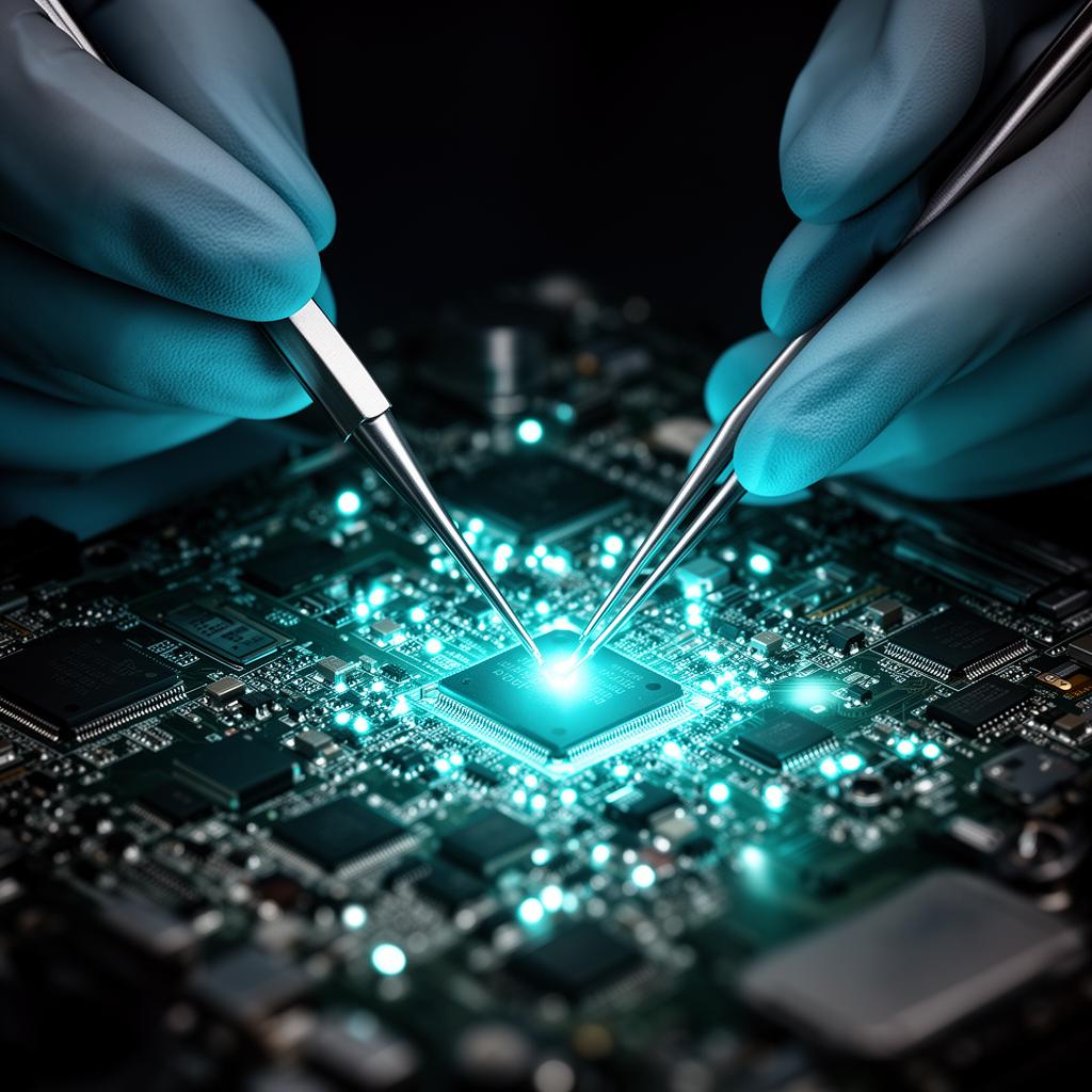 Reparo de placa eletrônica de ultrassom